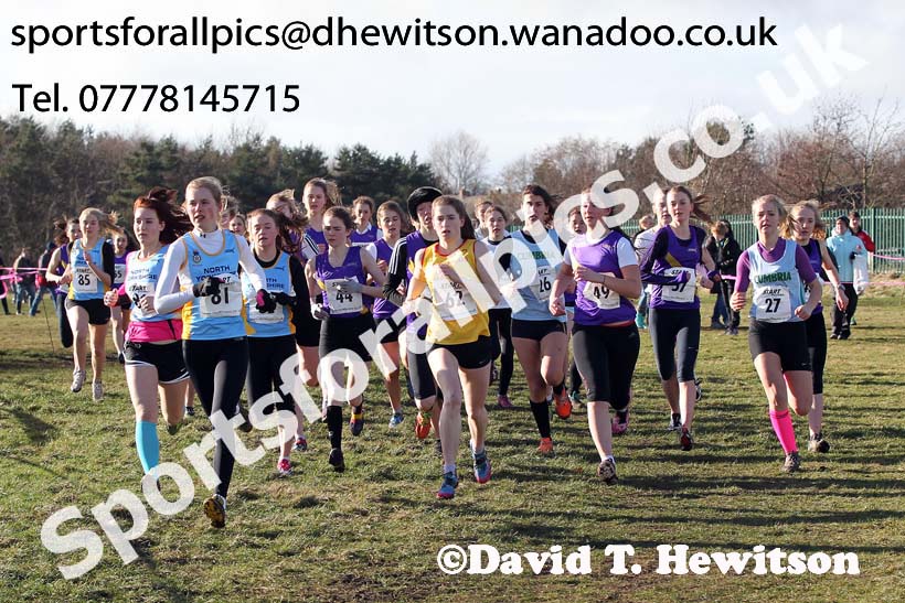 Senior girls 1. Photo: David T. Hewitson/Sports for All Pics